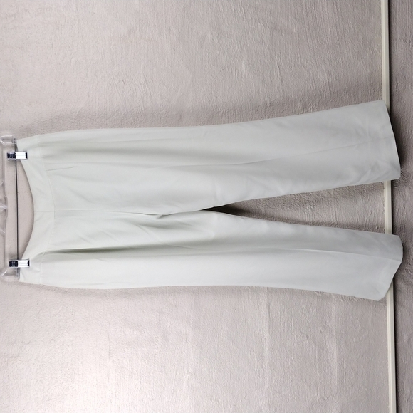 Tailor B. Moss Vintage Cream Flat Front Mid Rise Straight Leg Casual Dress Pant - Picture 8 of 11